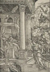 The Annunciation. Creator: Hans Schäufelein the Elder The Annunciation. Creator: Hans Schäufelein the Elder