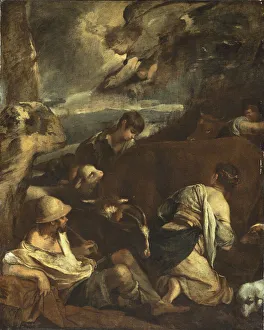 Annunciation to the Shepherds, c. 1710 Print