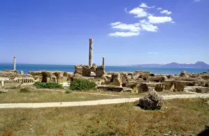 Ancient Roman Baths Prints: Antonine Baths, Carthage, Tunisia