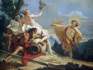 Apollo Pursuing Daphne, c1755-1760. Artist: Giovanni Battista Tiepolo Apollo Pursuing Daphne, c1755-1760. Artist: Giovanni Battista Tiepolo