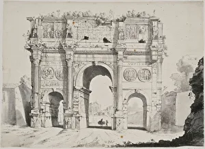 Arch Of Constantine Rome Prints: Arch of Constantine in Rome. Creator: Anon