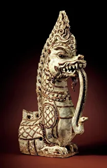 Architectural Fitting in the Form of a Serpent