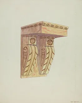 Architectural Detail (Wall Bracket) Print, 1937