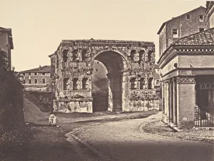 Arco di Giano, 1848-52. Creator: Eugène Constant Arco di Giano, 1848-52. Creator: Eugène Constant