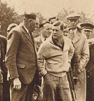 King Edward VIII Photos Prints: Ardent Golfer, 1937