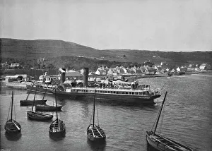 Ardrishaig - The Steamer Columba at Ardrishaig Quay, 1895 Ardrishaig - The Steamer Columba at Ardrishaig Quay, 1895
