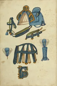 Medieval Warfare Illustrations Prints: Armor, about 1560-1570. Creator: Unknown