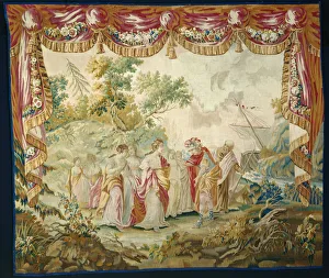 The Arrival of Telemachus on Calypso's Island, from The Story of Telemachus, France The Arrival of Telemachus on Calypso's Island, from The Story of Telemachus, France