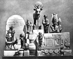 Artifacts, Memphis Saqqara, Egypt, 1893. Artist: Auguste Edouard Mariette Artifacts, Memphis Saqqara, Egypt, 1893. Artist: Auguste Edouard Mariette