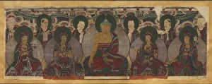 Assembly of Buddhist Deities, 1846 Print