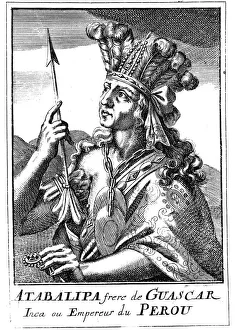 Atahualpa (d1553), last Inca emperor of Peru, 1686 Atahualpa (d1553), last Inca emperor of Peru, 1686
