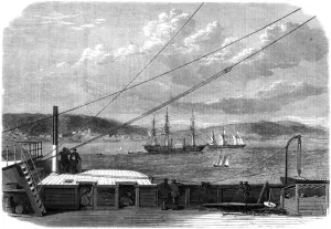 The Atlantic telegraph expedition, Content Bay, Newfoundland, 1866 The Atlantic telegraph expedition, Content Bay, Newfoundland, 1866