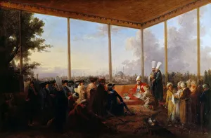 Audience Given in Constantinople by the Grand Vizier Aimali Carac for Francois-Emmanuel Audience Given in Constantinople by the Grand Vizier Aimali Carac for Francois-Emmanuel