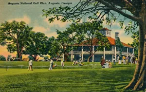 Augusta National Golf Club House Print, 1943