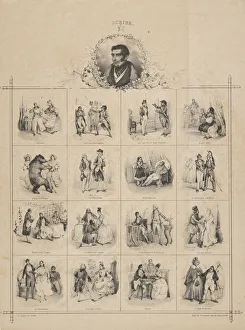 Augustin-Eugene Scribe Print, 19th century