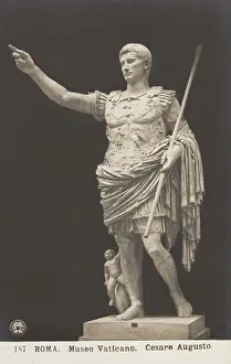 Ancient Roman Leader Prints: Augustus Caesar, c1900s. Creator: Unknown