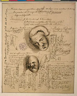 The autograph manuscript of a page of the roman The Demons by F. Dostoevsky, 1870-1871 The autograph manuscript of a page of the roman The Demons by F. Dostoevsky, 1870-1871