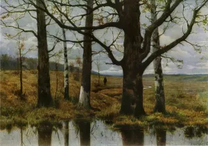 Peaceful Countryside View Prints: Autumn Landscape, c1908, (1965). Creator: Konstantin Yakovlevich Kryzhitsky