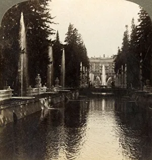 The Avenue of Fountains, Imperial Palace of Peterhof, Russia, 1897 The Avenue of Fountains, Imperial Palace of Peterhof, Russia, 1897
