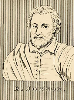 B. Jonson, (c1572-1637), 1830. Creator: Unknown B. Jonson, (c1572-1637), 1830. Creator: Unknown