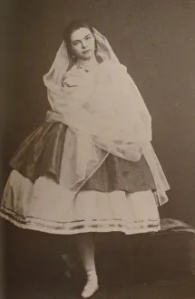 Ballerina Catherine Gavrilovna Chislova, ca 1865 Ballerina Catherine Gavrilovna Chislova, ca 1865