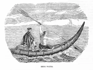 A balsa boat print, 1839