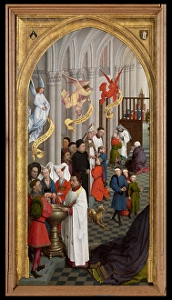 Flanders Belgium Heritage Art Prints: Baptism, Confirmation and Confession, 1440-1445. Creator: Rogier Van der Weyden