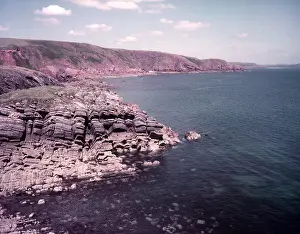 Welsh Coastline Prints: Barafundle Bay, Pembrokeshire, c1955. Creator: Arthur Charles Kirby Ware