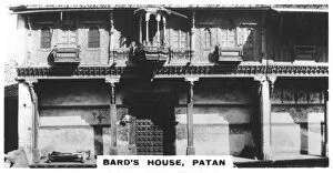 Images Dated 11th June 2007: Bards house, Patan, India, c1925
