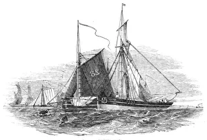 Barking fishing boats, 1844. Creator: Unknown Barking fishing boats, 1844. Creator: Unknown