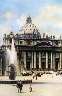The Basilica of Saint Peter, Rome, 1926 The Basilica of Saint Peter, Rome, 1926