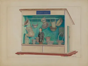 Basket Maker's Store, c. 1936. Creator: John Fisk Basket Maker's Store, c. 1936. Creator: John Fisk