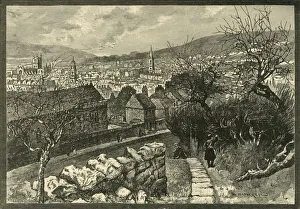 Our Own Country Book Illustrations Prints: Bath, from Beechen Cliff, 1898. Creator: Unknown