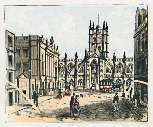 Roman Baths England Prints: Bath, c1910