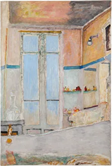 Oil On Canvas Paintings Prints: In the bathroom, c. 1940. Creator: Bonnard, Pierre (1867-1947)