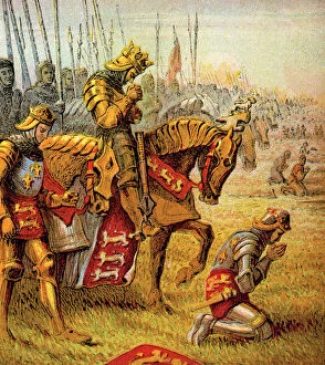 Battle of Agincourt Fine Art Print Collection: King Henry V