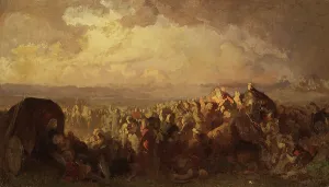 Framed Print : The Battle of Bråvalla Print Framed Print : The Battle of Bråvalla Print