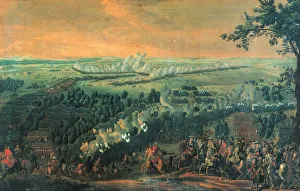 The Battle of Lesnaya, 1720s. Artist: Larmessin, Nicolas de (1684-1755) The Battle of Lesnaya, 1720s. Artist: Larmessin, Nicolas de (1684-1755)