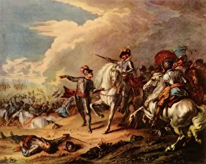 The Battle of Naseby, 1645, 1727, (1944). Creator: Dupuis The Battle of Naseby, 1645, 1727, (1944). Creator: Dupuis