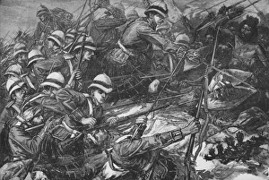 The Battle of Tamai, c1885. Artist: WI Mosses The Battle of Tamai, c1885. Artist: WI Mosses