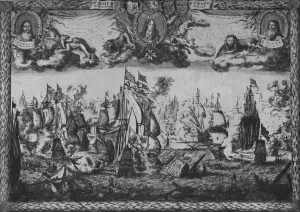 Battle of the Texel, c1675. Artist: Romeyn de Hooghe Battle of the Texel, c1675. Artist: Romeyn de Hooghe