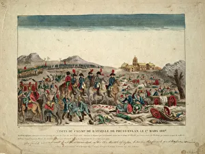 On the Battlefield of Eylau, 1807. Artist: Anonymous On the Battlefield of Eylau, 1807. Artist: Anonymous