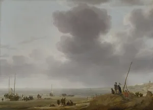 Dutch Golden Age Masterpiece Prints: Beach View. Creator: Simon de Vlieger