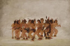 George Catlin's Bear Dance Print, 1835-1837
