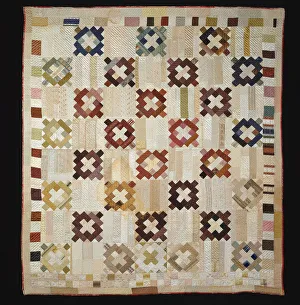 Bedcover, United States, 1839. Creator: Unknown Bedcover, United States, 1839. Creator: Unknown