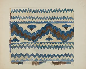 Vintage Bedspread Print, c. 1936