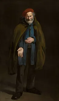 French Realism Art Prints: Beggar with a Duffle Coat (Philosopher), 1865 / 67. Creator: Edouard Manet