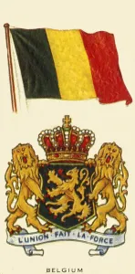 National Identity Symbols Prints: Belgium, c1935. Creator: Unknown