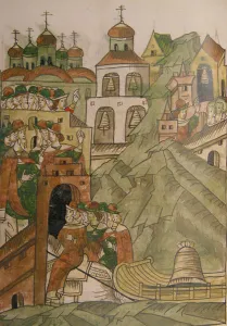 The bell of the peoples assembly will not ring in Novgorod again (From the Illuminated Compiled Chr Artist) The bell of the peoples assembly will not ring in Novgorod again (From the Illuminated Compiled Chr Artist)