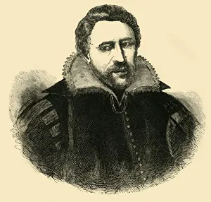 Ben Jonson Portrait Prints: Ben Jonson, (c1878). Creator: Unknown